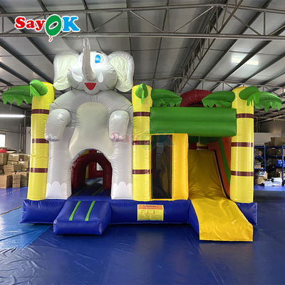 Sayok Elephant Jungle tematica casa gonfiabile gonfiabile castello gonfiabile per bambini