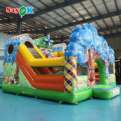 Castello gonfiabile gonfiabile Bouncer Slide Combo per bambini
