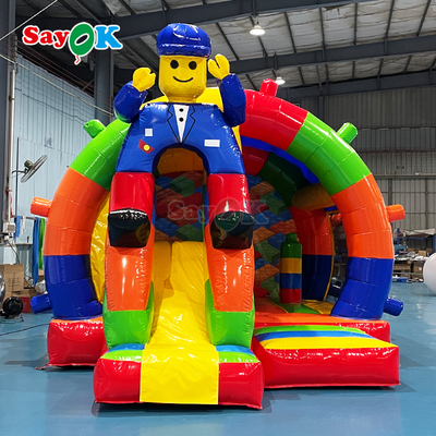 Sayok Gonfiabile Commerciale con Design Gratuito, Castello Gonfiabile con Scivolo per Bambini