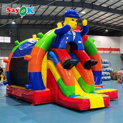 Sayok Gonfiabile Commerciale con Design Gratuito, Castello Gonfiabile con Scivolo per Bambini