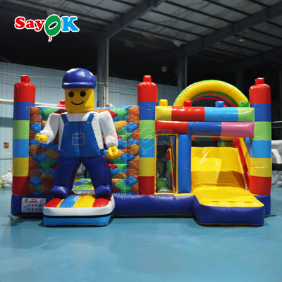 Sayok Gonfiabile Commerciale con Design Gratuito, Castello Gonfiabile con Scivolo per Bambini