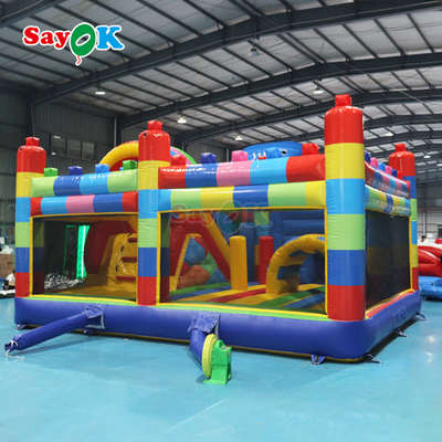 Sayok Gonfiabile Commerciale con Design Gratuito, Castello Gonfiabile con Scivolo per Bambini
