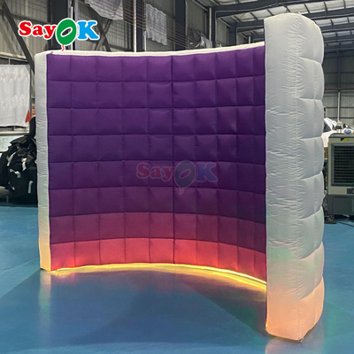 10ft LED Inflatable Photo Booth Wall for Events and Rentals