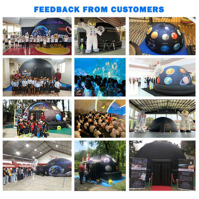 Easy Setup Windproof Sun Resistant Inflatable Planetarium Dome for Outdoor Events and Schools