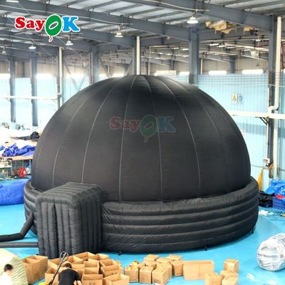 Sayok 100% Blackout Cupola del Planetario gonfiabile con tessuto di proiezione professionale e dimensioni personalizzabili per scuole ed eventi