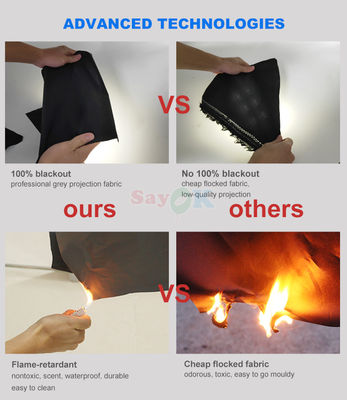 19.7ft Length 12.1ft Height 19.7ft Width Mobile Inflatable Planetarium Dome with Free 3D Design and Digital Printing