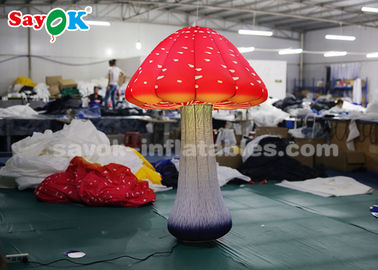 2m decorazione gonfiabile di illuminazione del fungo della luce di 16 colori LED per annunciare