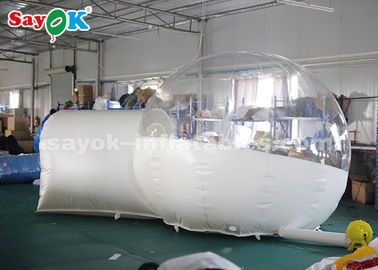 Tenda gonfiabile all'aperto della bolla del PVC della tenda trasparente gonfiabile 3m per lo SGS ROHS del CE di campeggio del cortile della famiglia