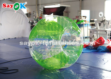 Gioco gonfiabile del vestito 1.5m 0.8mm Calcio gonfiabile della bolla del PVC Colore trasparente/rosso/verde