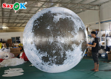 gigante di 3m che annuncia la palla gonfiabile del globo della luna della decorazione di illuminazione
