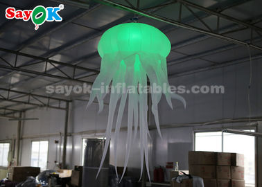 Ardore gonfiabile verde delle meduse di esplosione della decorazione/parco di divertimenti di illuminazione