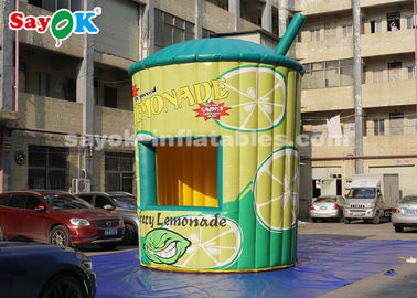 Migliore alta cabina gonfiabile gonfiabile del supporto di limonata del PVC della tenda 5m con il ventilatore per l'affare