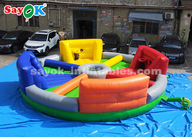 Gioco gonfiabile gigante dei giochi 8*8m Chow Down Inflatable Hungry Hippos per il gioco degli adulti e dei bambini