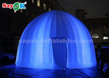 Metro all'aperto gonfiabile LED della tenda 8 che accende la tenda gonfiabile della cupola dell'aria per l'evento di promozione