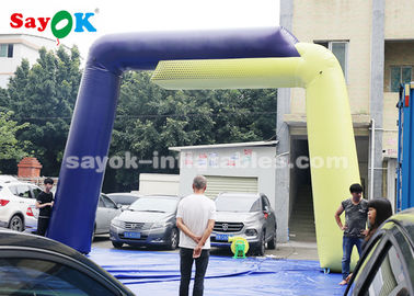 Arco gonfiabile dell'entrata dell'arco 7.6*4.9mH della tela cerata gonfiabile su ordinazione del PVC per gli eventi/pubblicità