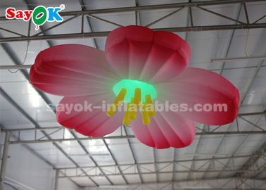 decorazione gonfiabile d'attaccatura di illuminazione del fiore della luce di 3m LED per nozze