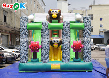 Slide gonfiabile commerciale 6*4m Animal Theme Party Slide gonfiabile per la pubblicità