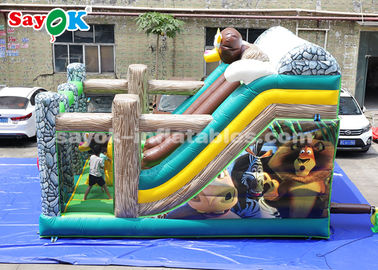 Slide gonfiabile commerciale 6*4m Animal Theme Party Slide gonfiabile per la pubblicità