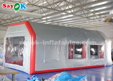 Cabina di spruzzo gonfiabile mobile della pittura della tenda gonfiabile dell'aria con il filtro dalla spugna per manutenzione dell'automobile