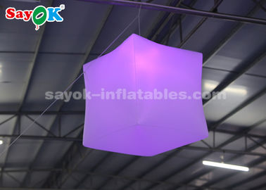 Un cubo d'attaccatura gonfiabile del 1 tester LED con 16 colori per la decorazione della fase