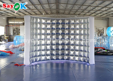 La cabina di evento visualizza la parete gonfiabile della cabina durevole della foto per la decorazione della fase/ha condotto la cabina della foto dell'aria