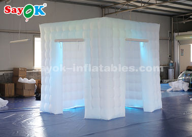 Cabina gonfiabile Oxford durevole bianca della foto del partito delle porte gonfiabili della tenda 2 per l'affitto della festa nuziale