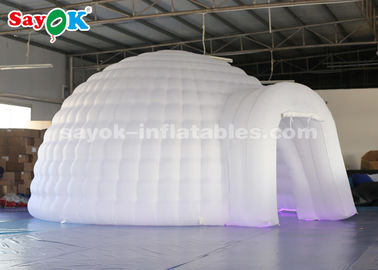 Tenda gonfiabile gonfiabile della cupola dell'iglù della tenda 5m del globo con l'aeratore per il partito, nozze