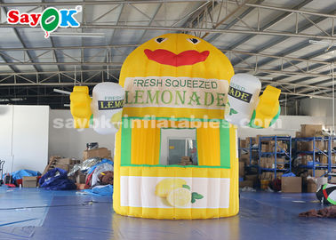 Grande cabina gonfiabile della limonata della tenda dell'aria della tenda gonfiabile del lavoro con le mani e l'aeratore per il parco di divertimenti