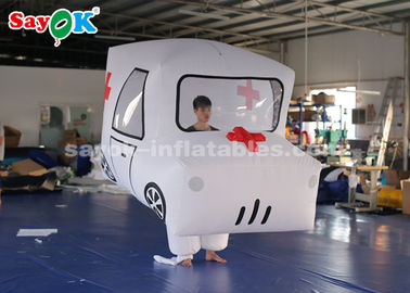 Modello gonfiabile su ordinazione gigante dell'ambulanza dei prodotti per la promozione