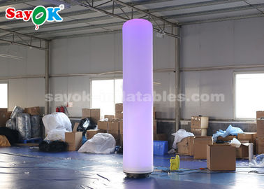 colonna gonfiabile del panno di nylon 190T con illuminazione del LED per la decorazione di festival