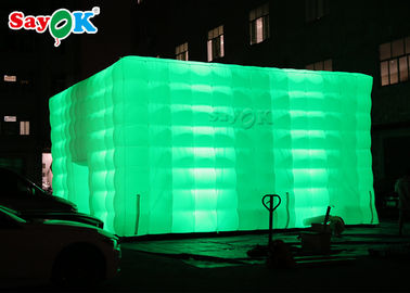 Va la tenda gonfiabile dell'aria del cubo gonfiabile della tenda LED di aria aperta per la decorazione di pubblicità commerciale del partito