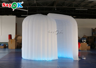 Cabina portatile gonfiabile della foto della foto dell'iglù professionale dello studio 3*2*2.3m LED con una tenda di porta