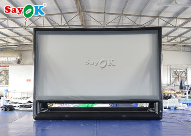 Proiezione posteriore gonfiabile mobile dello schermo di film del grande schermo gonfiabile con il ventilatore facile portare
