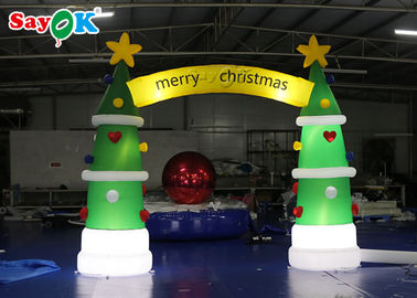 Arco gonfiabile 4*3.2mH dell'albero di Natale delle decorazioni di festa di ROHS