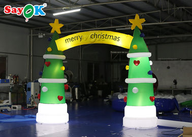 Arco gonfiabile 4*3.2mH dell'albero di Natale delle decorazioni di festa di ROHS