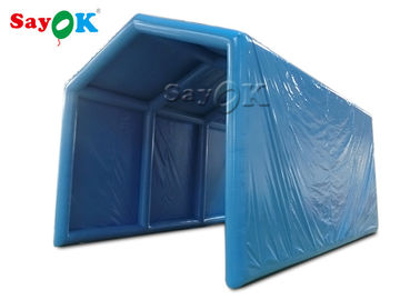 Panno blu di Oxford della tenda gonfiabile della struttura fuori del Manica gonfiabile di disinfezione della tenda di decontaminazione che sterilizza stazione