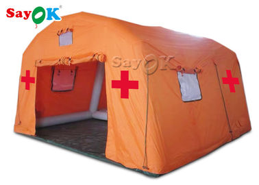 tenda medica gonfiabile di emergenza della tenda di fuoco della prova della tela cerata gonfiabile del PVC/tenda medica di sollievo
