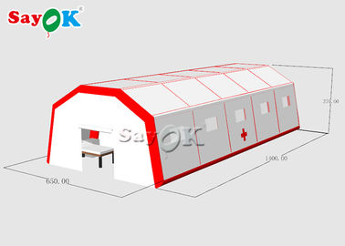 Tenda gonfiabile costruita veloce gonfiabile dell'aria di Gaint della tenda di riparo per mettere lo SGS ROHS del CE dei pazienti