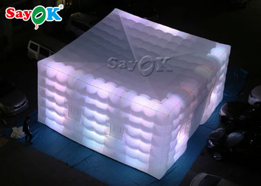 Tenda gonfiabile cubo quadrato gigante luce a LED Tenda gonfiabile per fiere Evento SGS ROSH
