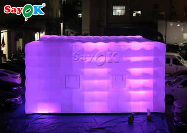 Tenda gonfiabile leggera quadrata dell'aria del gigante LED per lo SGS ROSH di evento delle fiere