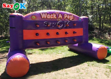 Wack gonfiabile dei giochi all'aperto 3.6*1.2*1.8M Inflatable Sports Games un gioco di parete di Peg Commercial Inflatable Whack A