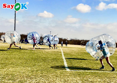 Palla umana del paraurti di calcio della bolla di dimensione dei bambini del gioco dei giochi gonfiabili trasparenti gonfiabili di sport
