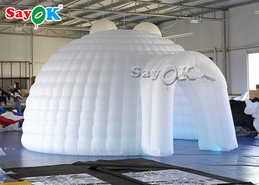 Tenda gonfiabile dell'aria dell'iglù bianco gigante