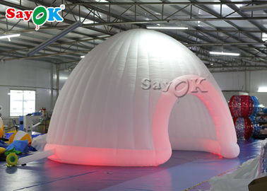 Va all'aperto la tenda 210D Xford dell'aria ha condotto la tenda gonfiabile della cupola 6x4mH