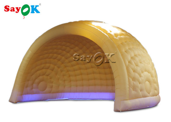Tenda gonfiabile a cupola ROHS Parchi di divertimento 6m LED Tenda gonfiabile a cupola d'aria