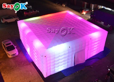 Va la tenda gonfiabile del cubo della tenda di aria aperta del PVC di evento impermeabile gonfiabile del partito con il LED