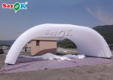 Tenda di campeggio gonfiabile doppia Shell Shape Stage Tent gonfiabile dell'interno di cucitura