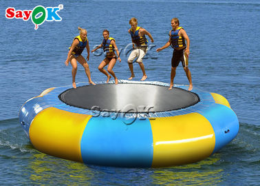 Saturn Water Toy 5m Adulto Inflatabile Trampolino Acquatico Per Giochi di Parco Acquatico
