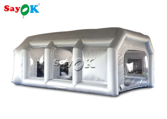 Miglior tenda gonfiabile 7x5x3mH Silver Car Inflatable Spray Booth