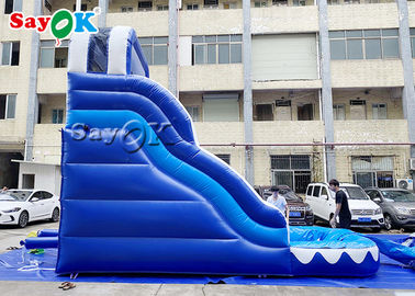 Scivolo gonfiabile commerciale per adulti e bambini a doppia corsia scivolo gonfiabile e scivolo con piscina